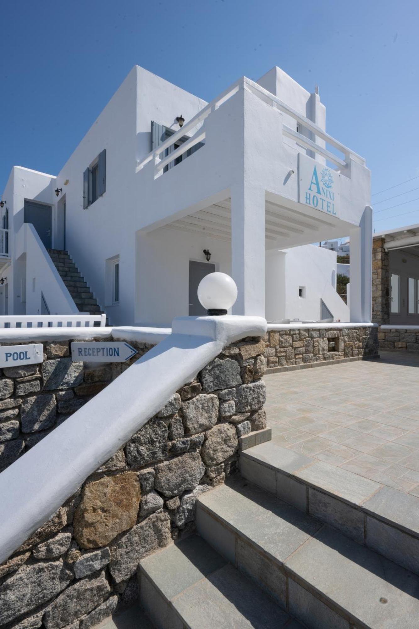 Anixi Hotel Ornos  Bagian luar foto